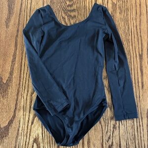 Bloch Black Long Sleeve Leotard